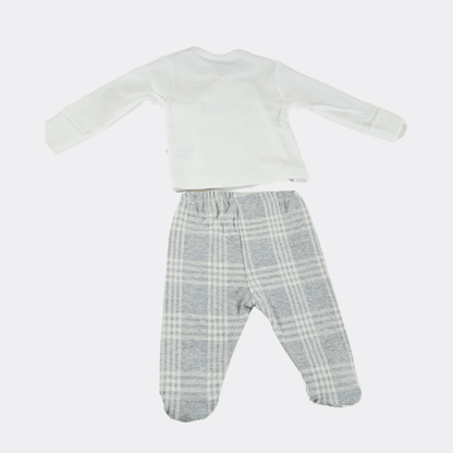 Gray/White Velvet Hospital Set - La Farandole Paris