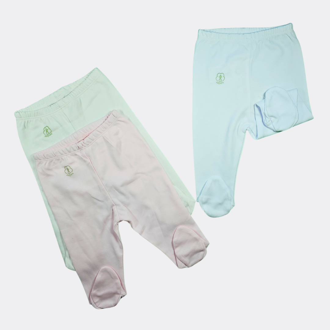 Blue organic cotton pants