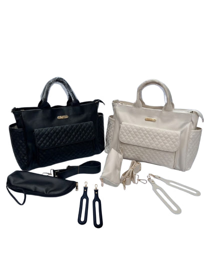 Jumbo Leather Diaper Bag