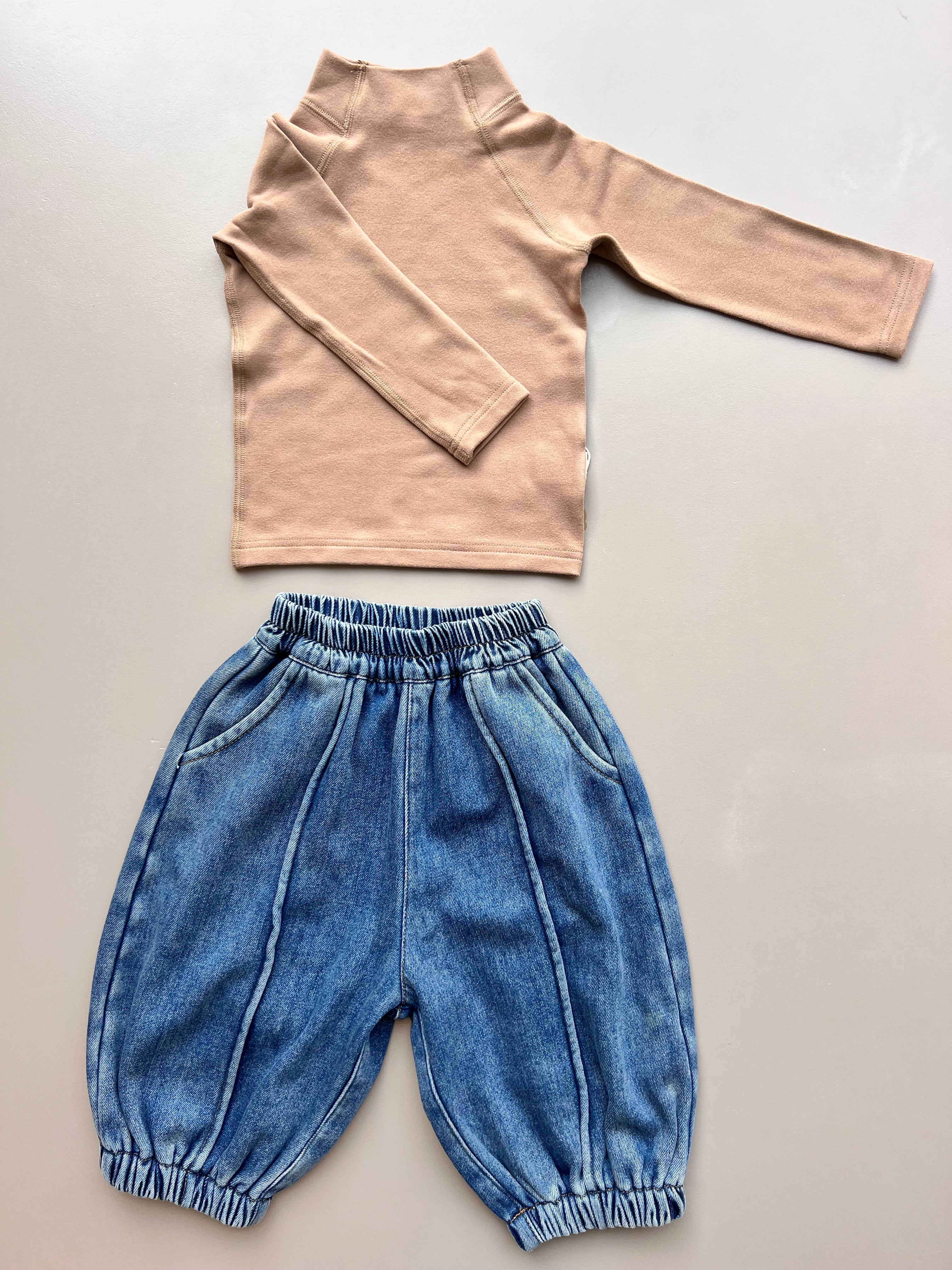 Blue Denim Jeans Fur Inside