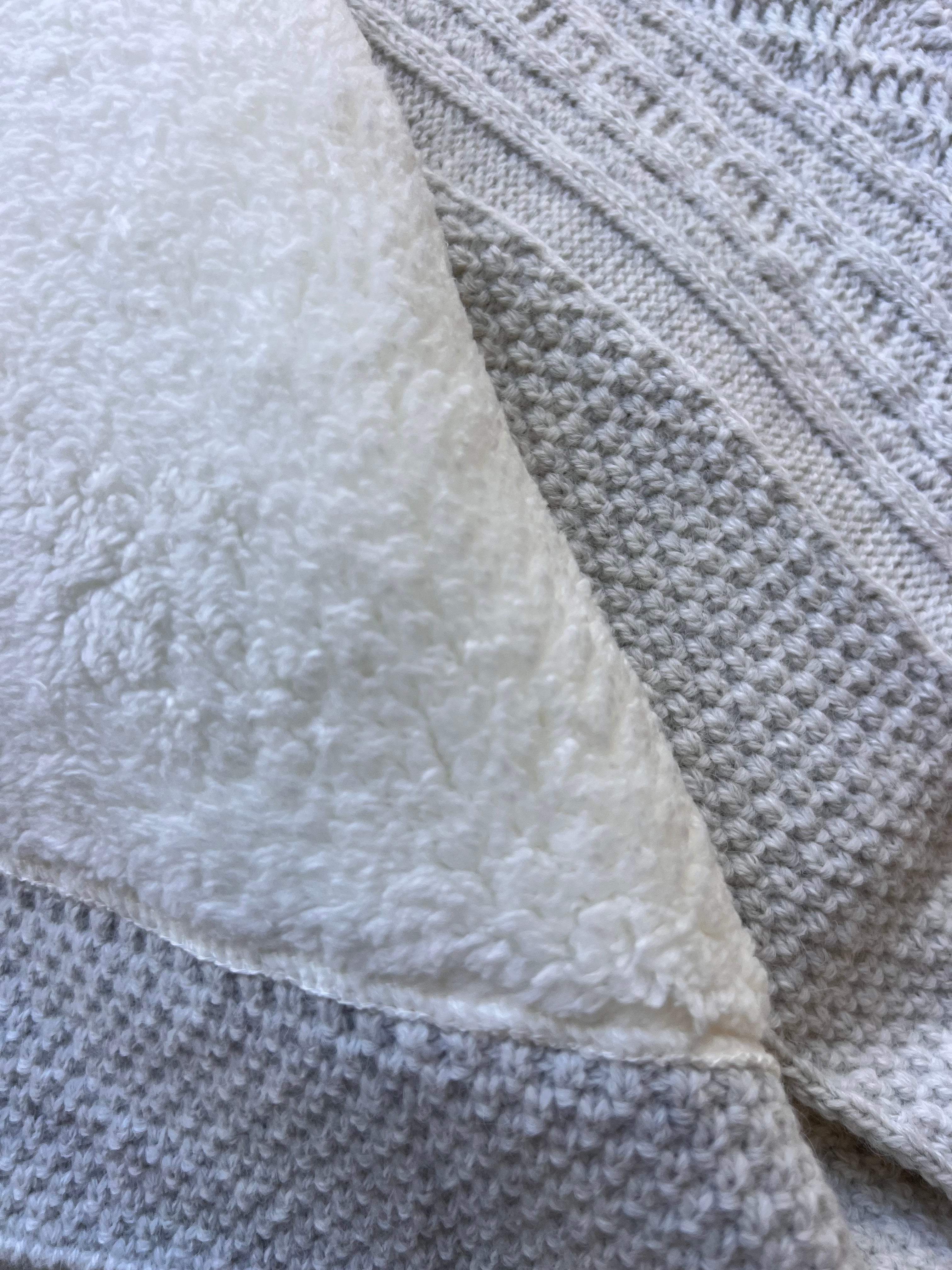 Light Grey Wool Button Hospital Set 6 Pcs