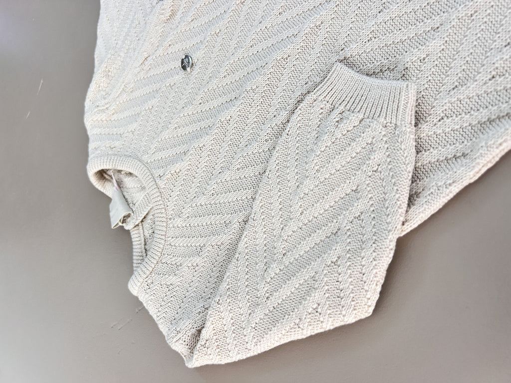 EAC Organic Cotton Knitted footed Overall