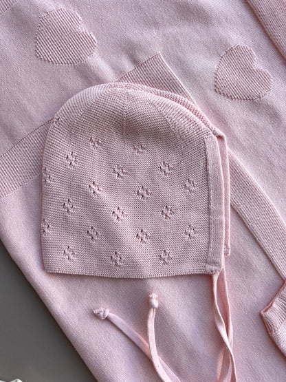 Pink Cotton Footed Overall Hospital Set 5 Pcs