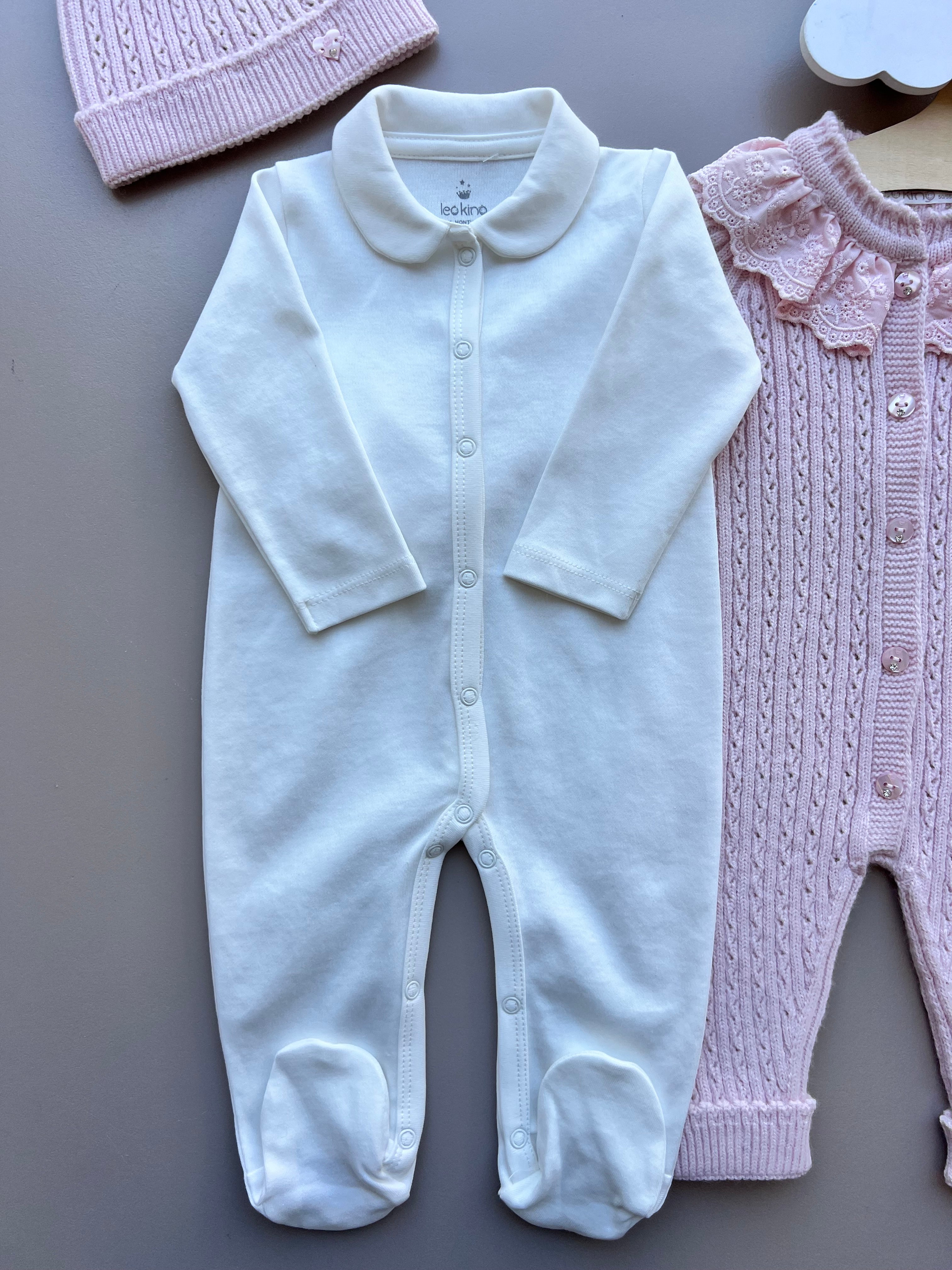 Merino Wool Ruffles Hospital Set 5 Pcs