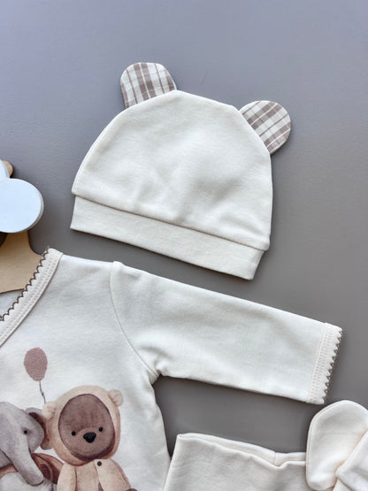 Beige GOTS™ Certified Organic Cotton  My Bestie 5 Pcs Set