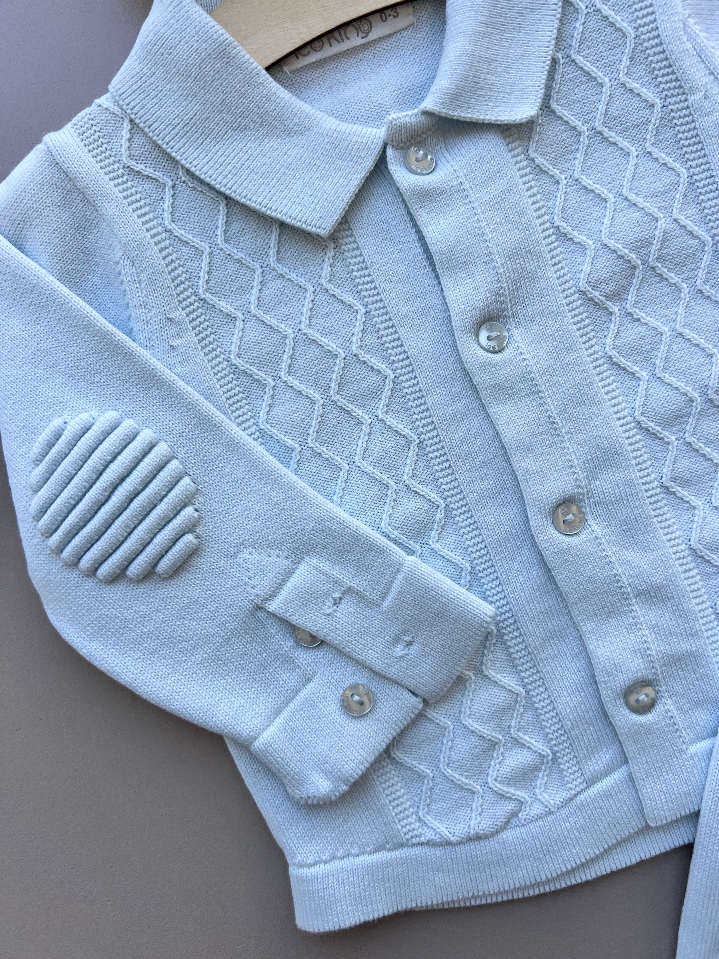Blue Organic Cotton 2 Pcs Set
