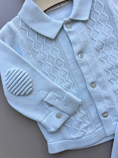 Blue Organic Cotton 2 Pcs Set