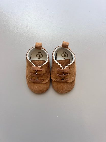 Brown Chamois babies shoes