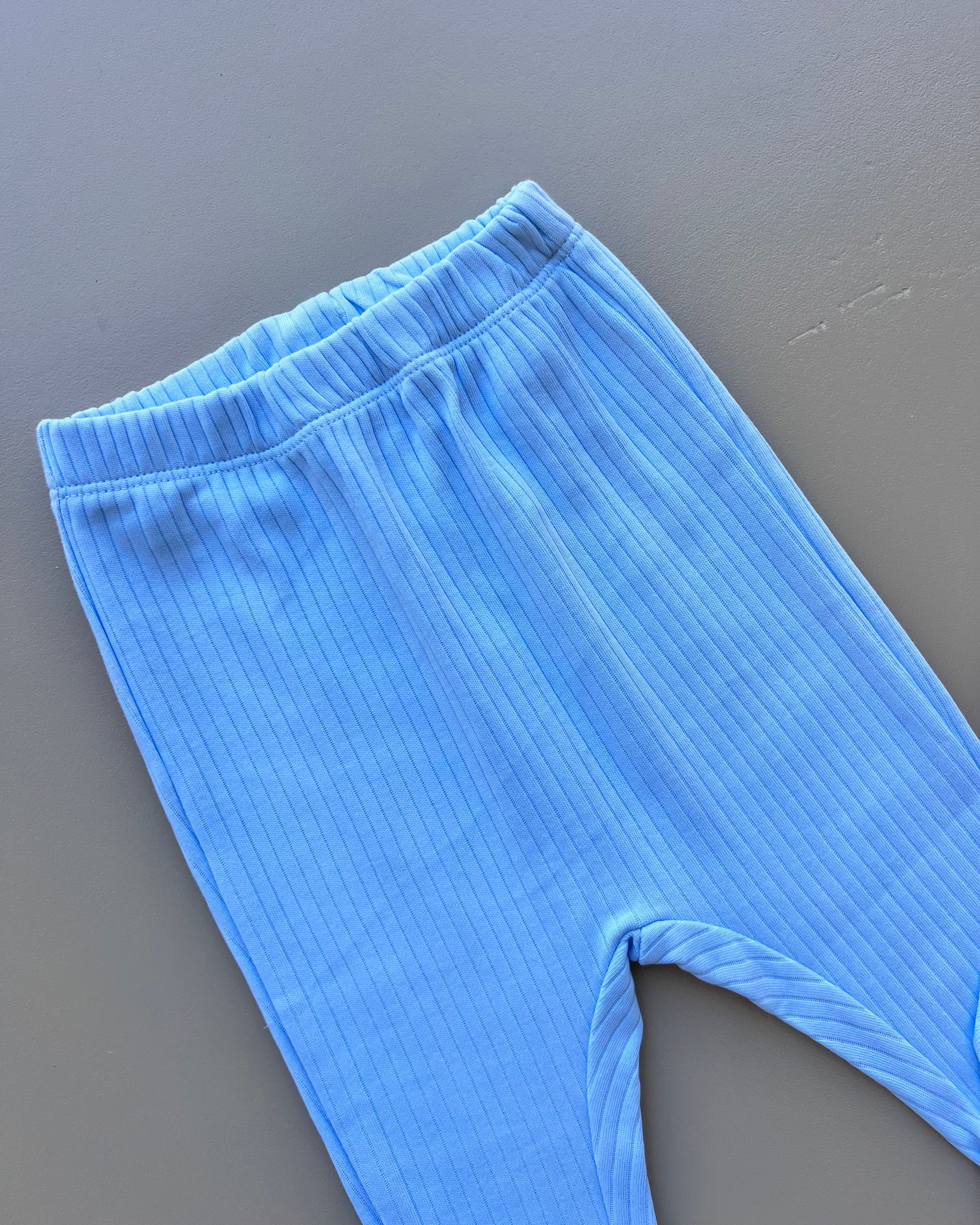 Blue Organic Cotton Pants