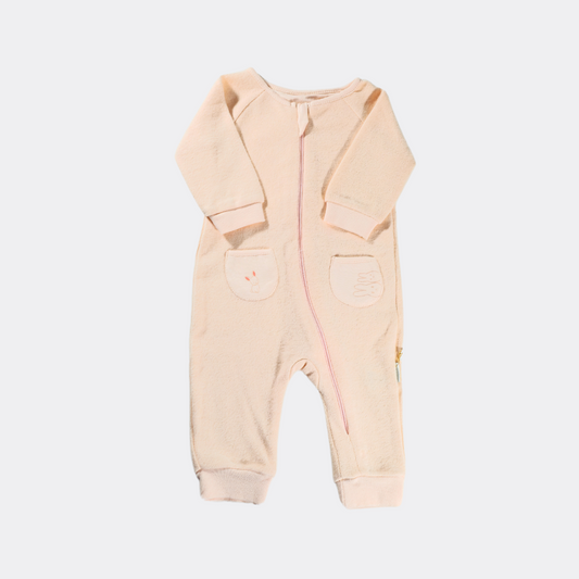 Salmon Rabbit Winter Bodysuit