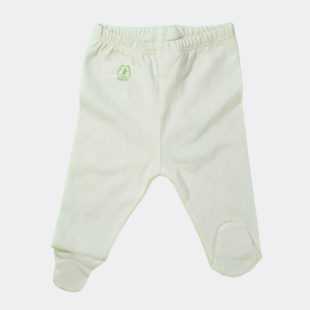 Blue organic cotton pants