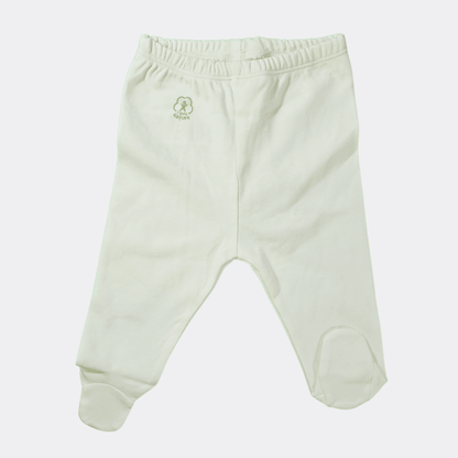 GOTS™ Certified Organic Cotton Footed Pants - La Farandole Paris