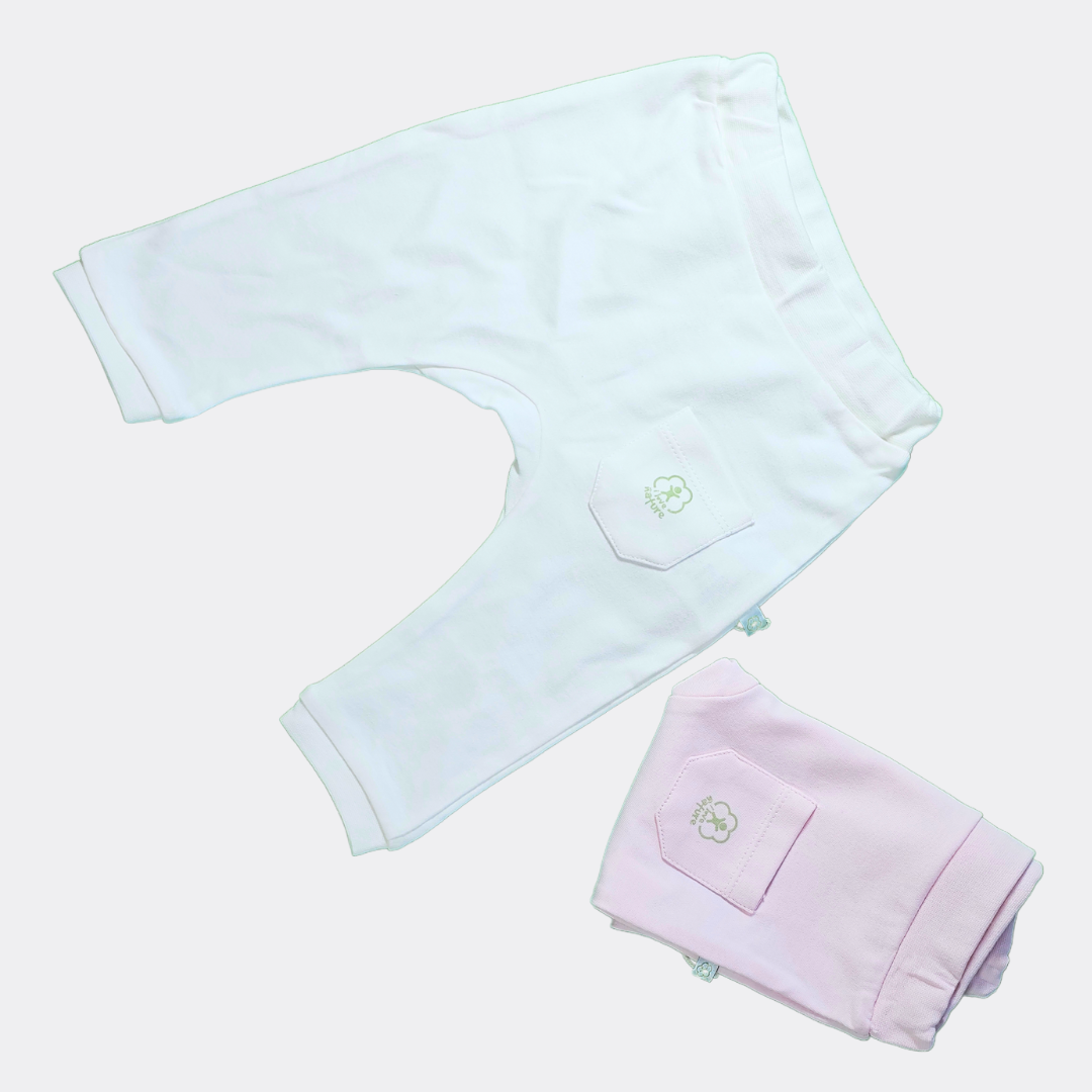 Pink Organic Cotton Pants