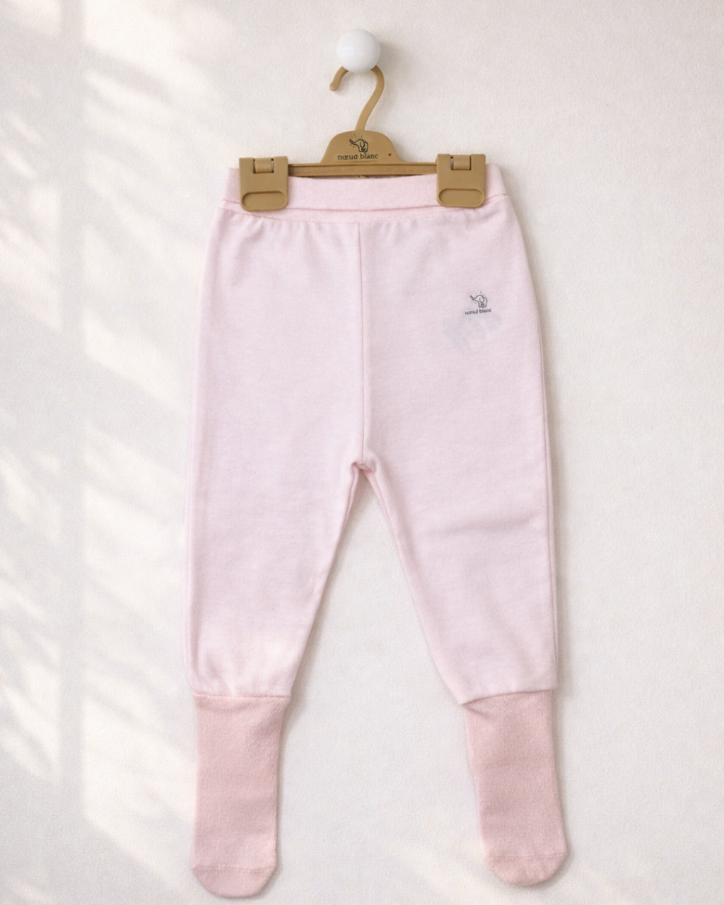 Nœud Blanc™ Organic Cotton High Waist Footed Pants