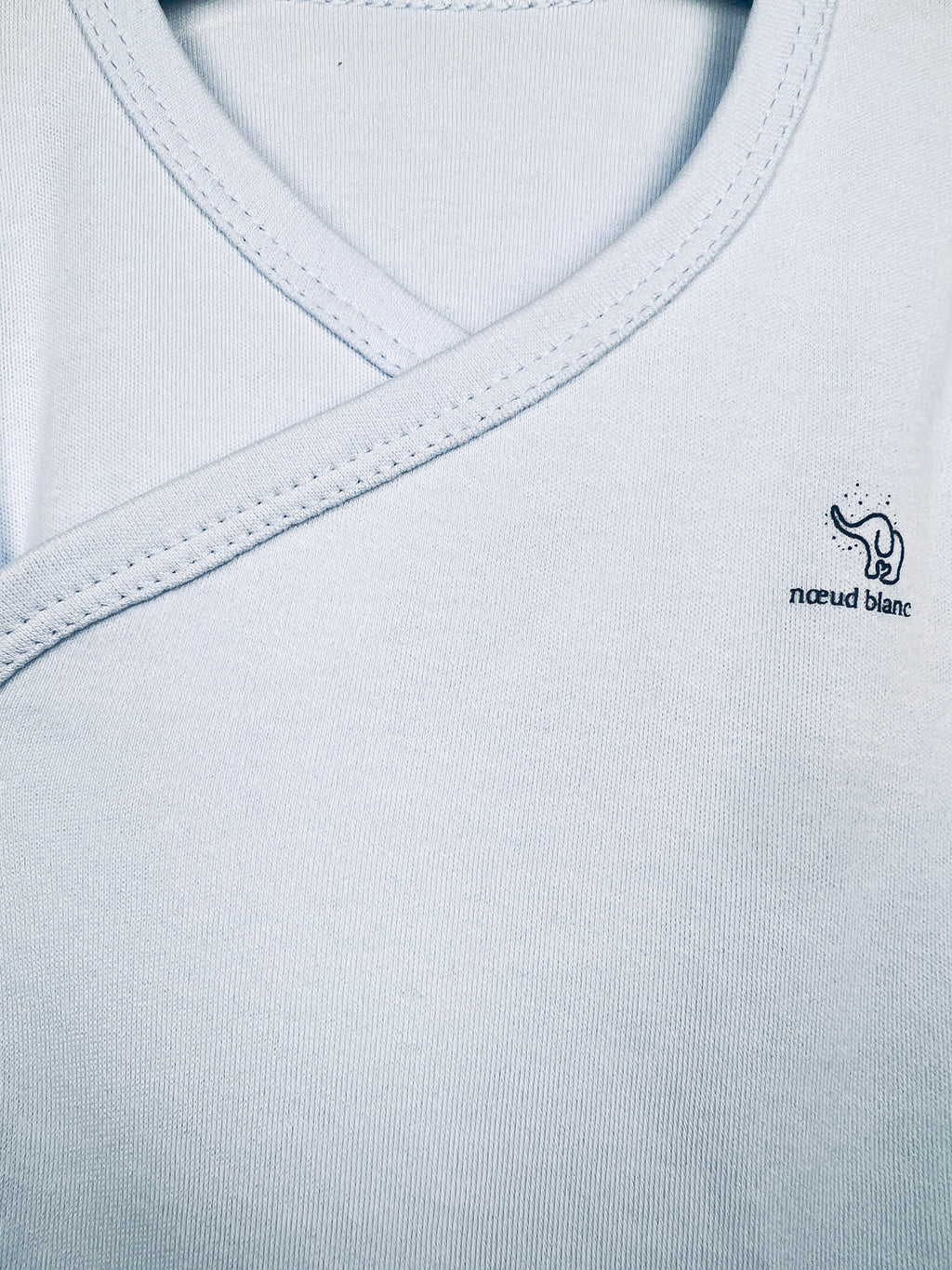 Nœud Blanc™ Organic Cotton Double Breasted & Double Size Long Sleeves Body
