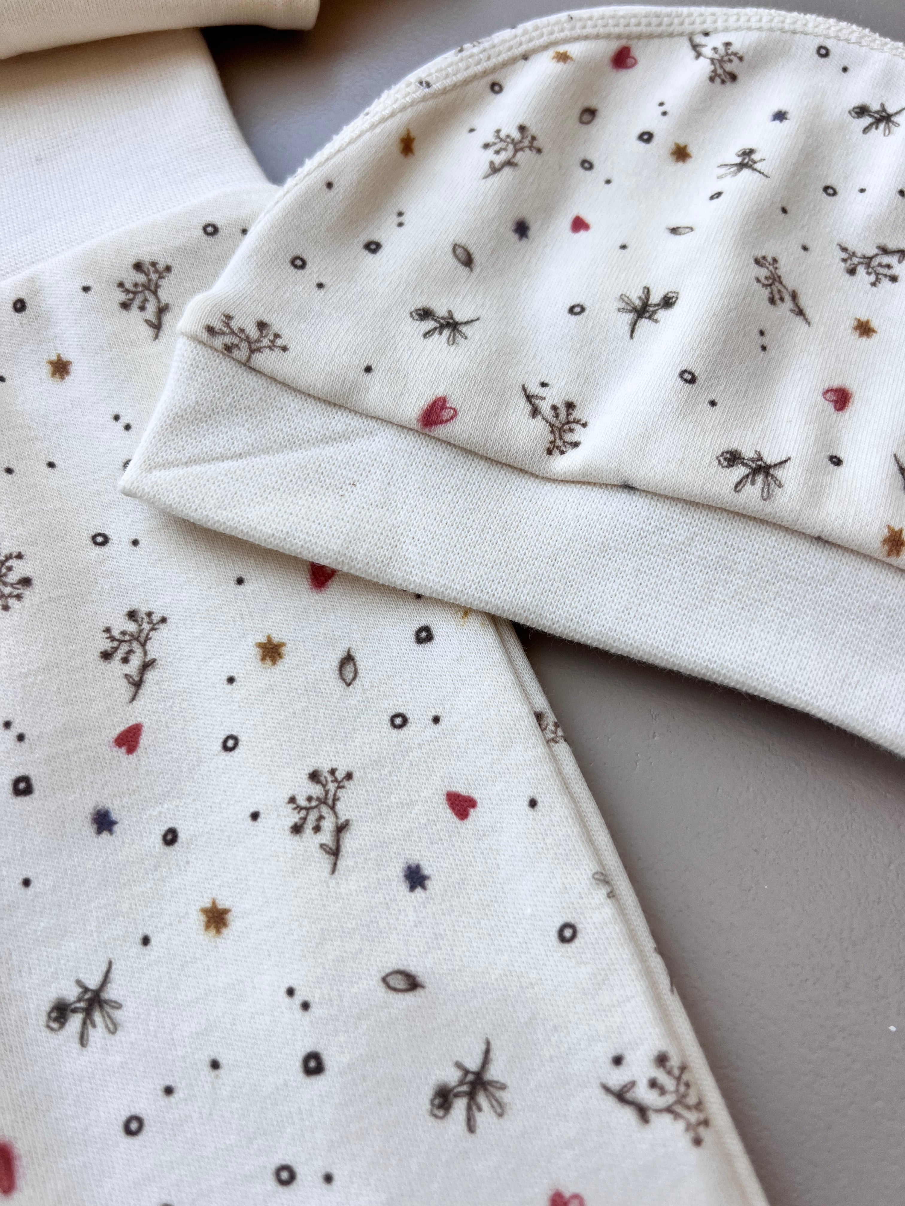 Beige Cat Organic Cotton 5 pcs Set