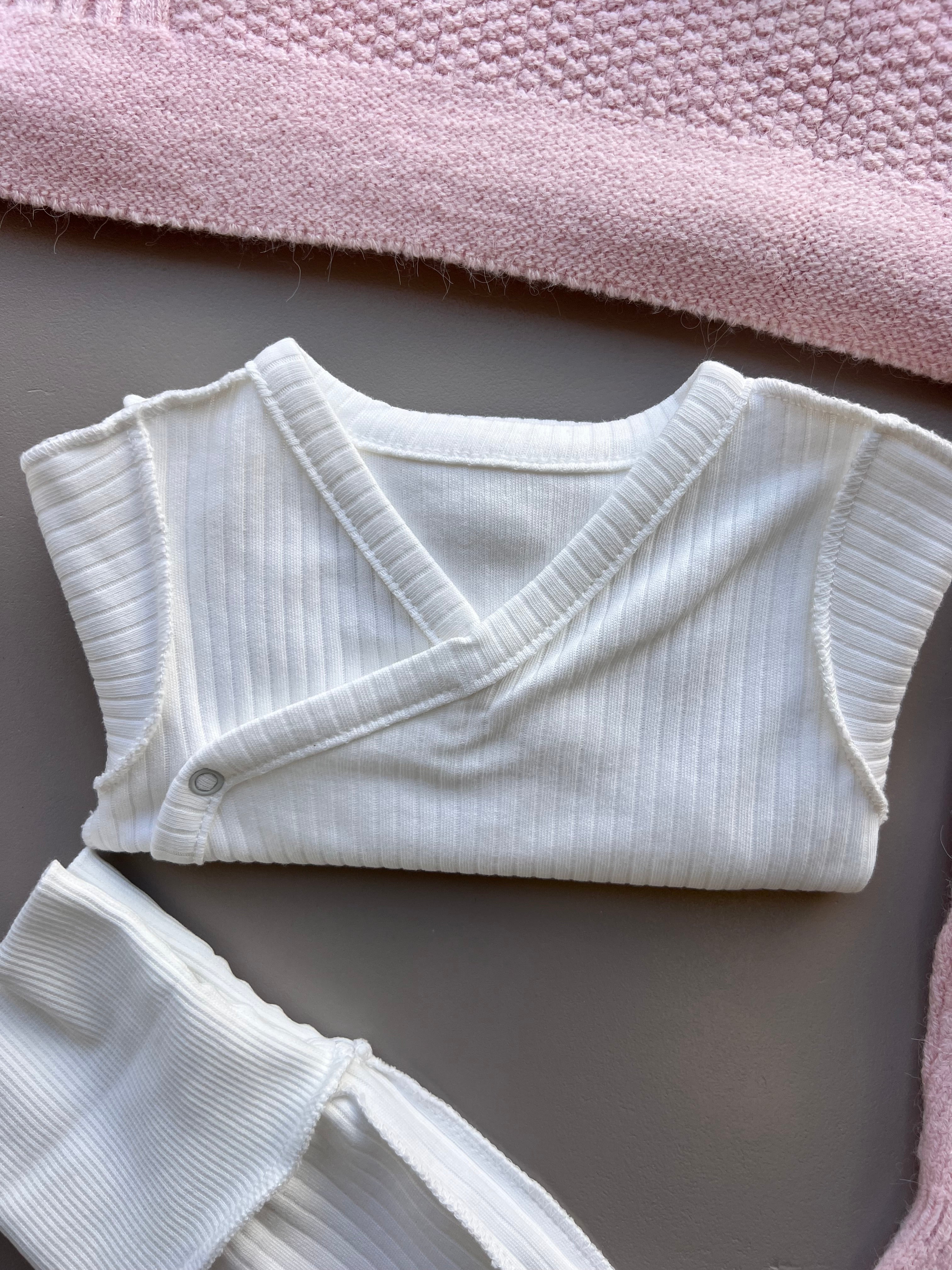 Pink Wool Polo Hospital Set 7 Pcs