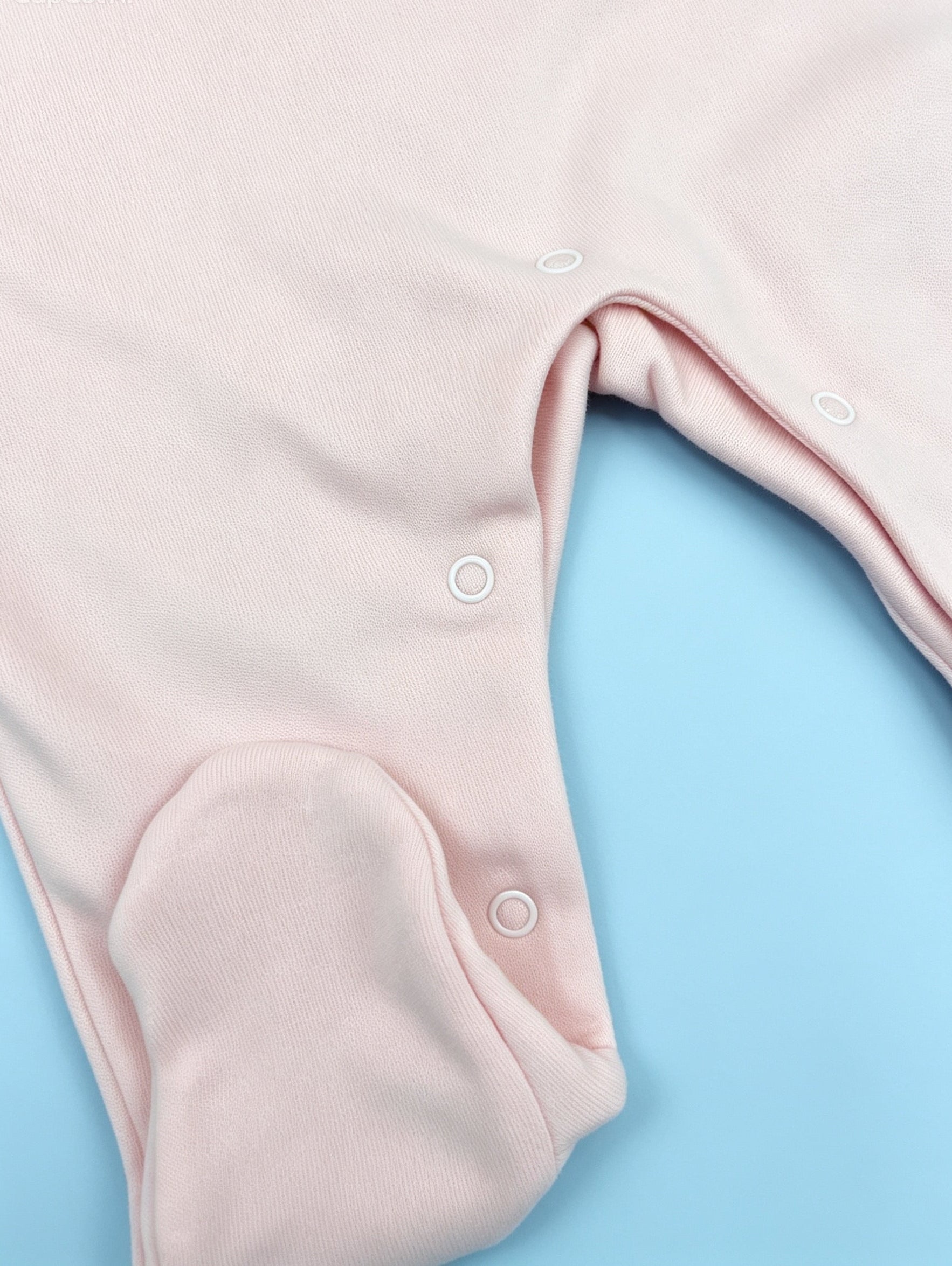 Pink Collar Footed GOTS™ Certified Overall 2 Pcs Set