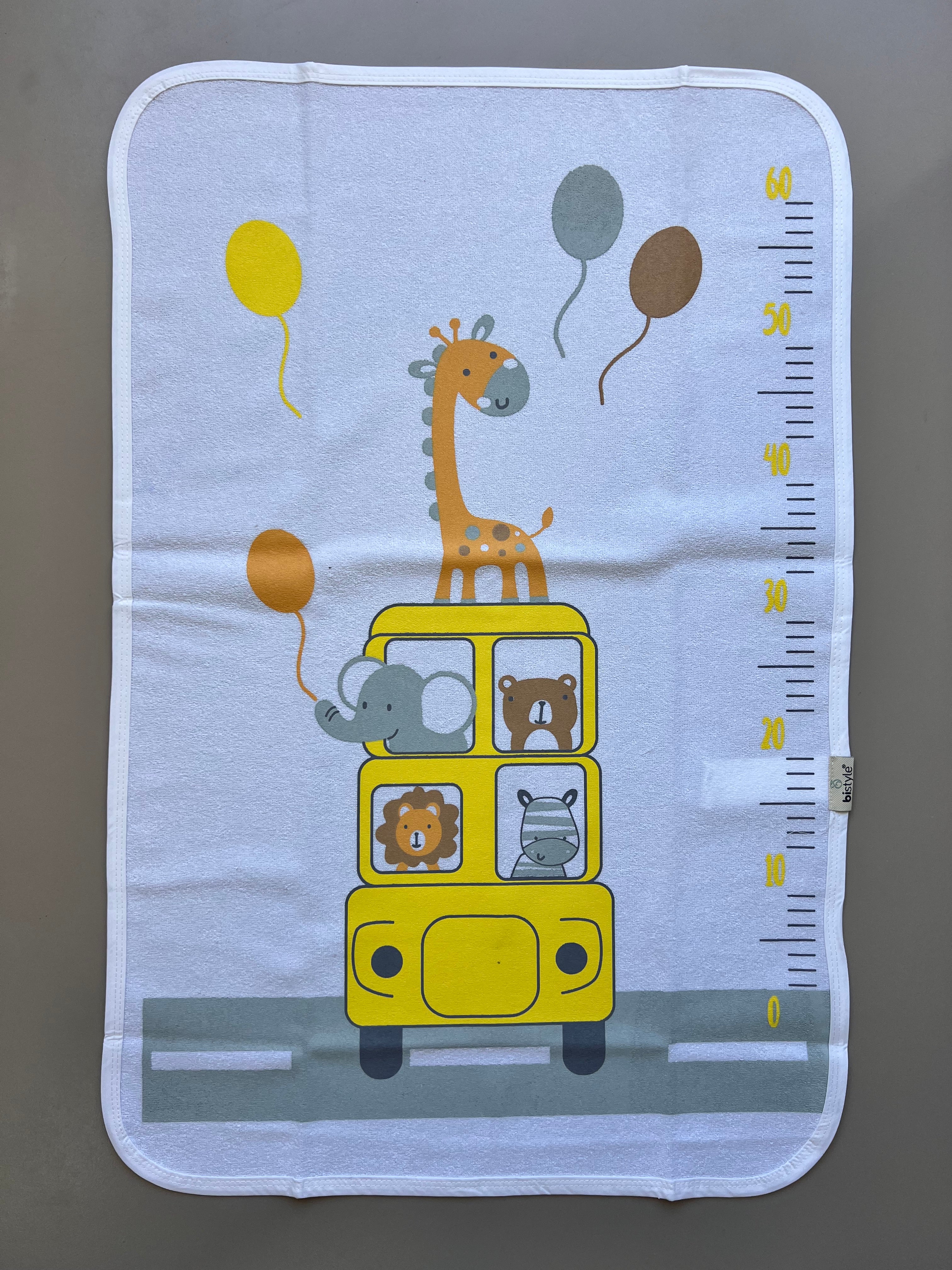 Animal Bus Foldable Changing Mat