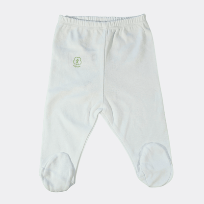 GOTS™ Certified Organic Cotton Footed Pants - La Farandole Paris