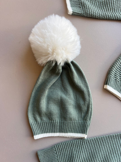 Green 100% Cotton 3 Pcs Set