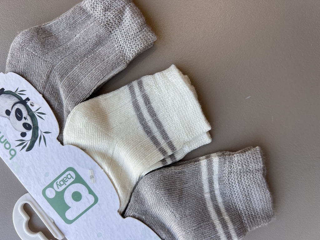 Ankle Bamboo Socks 3 Pcs Pack