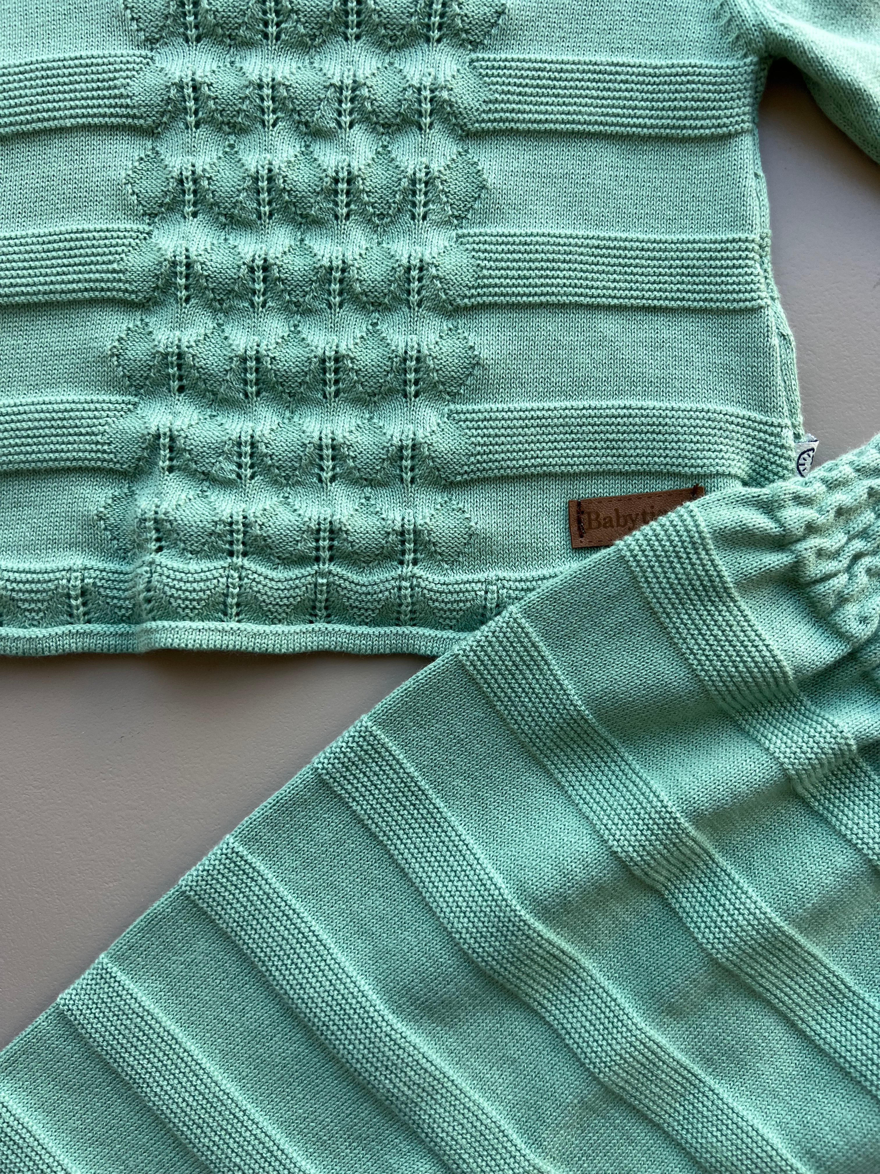 Green 100% Cotton 3 Pcs Set