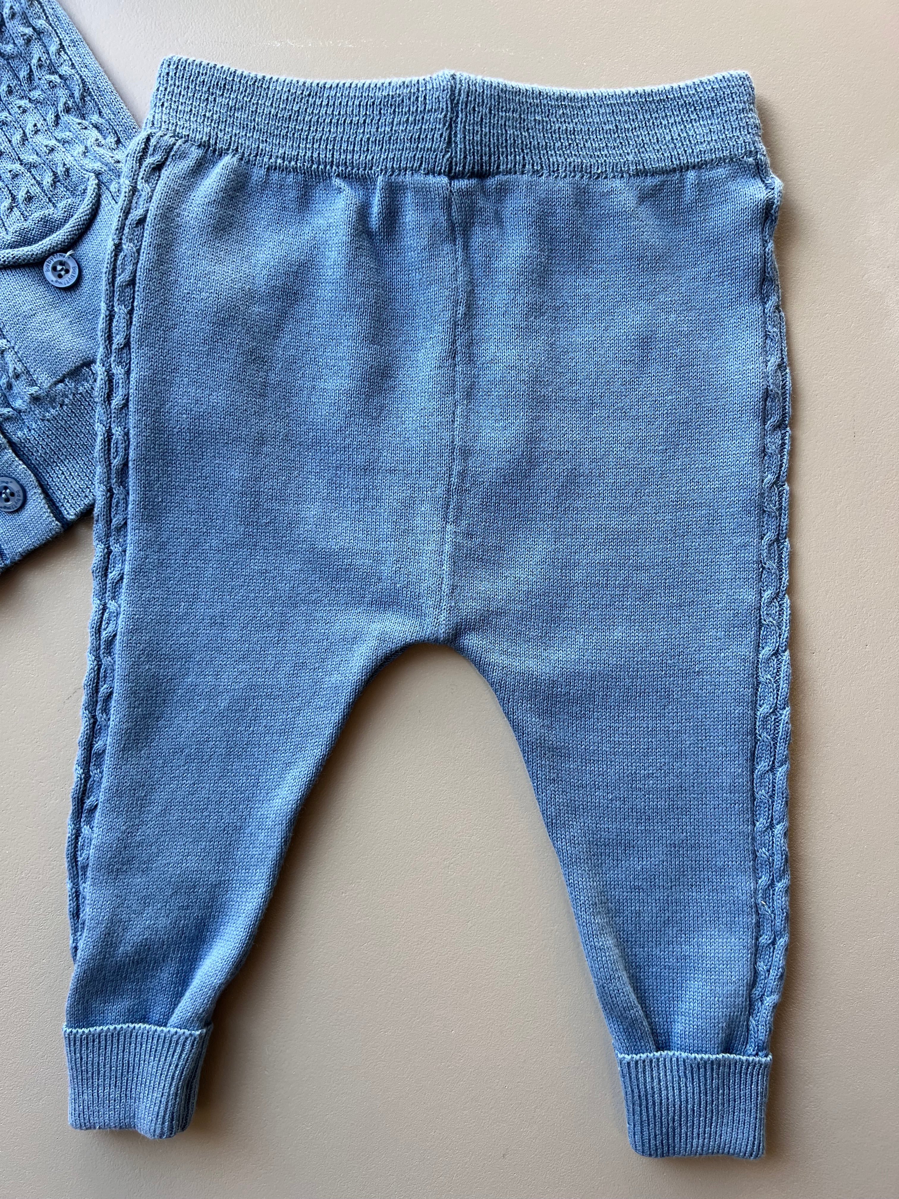 Navy 100% Cotton 3 Pcs Set