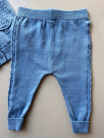 Navy 100% Cotton 3 Pcs Set