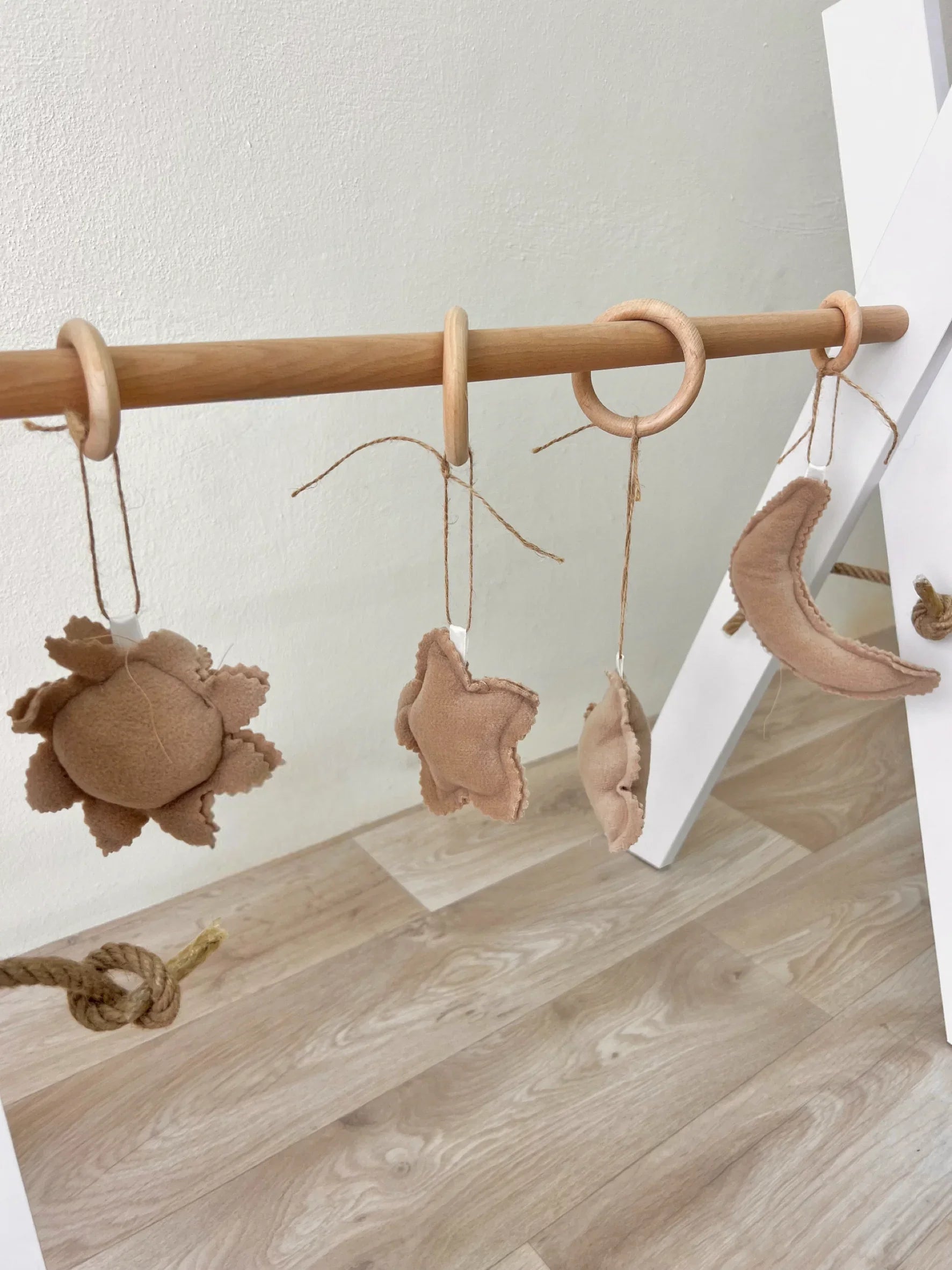 White Wooden Baby Gym