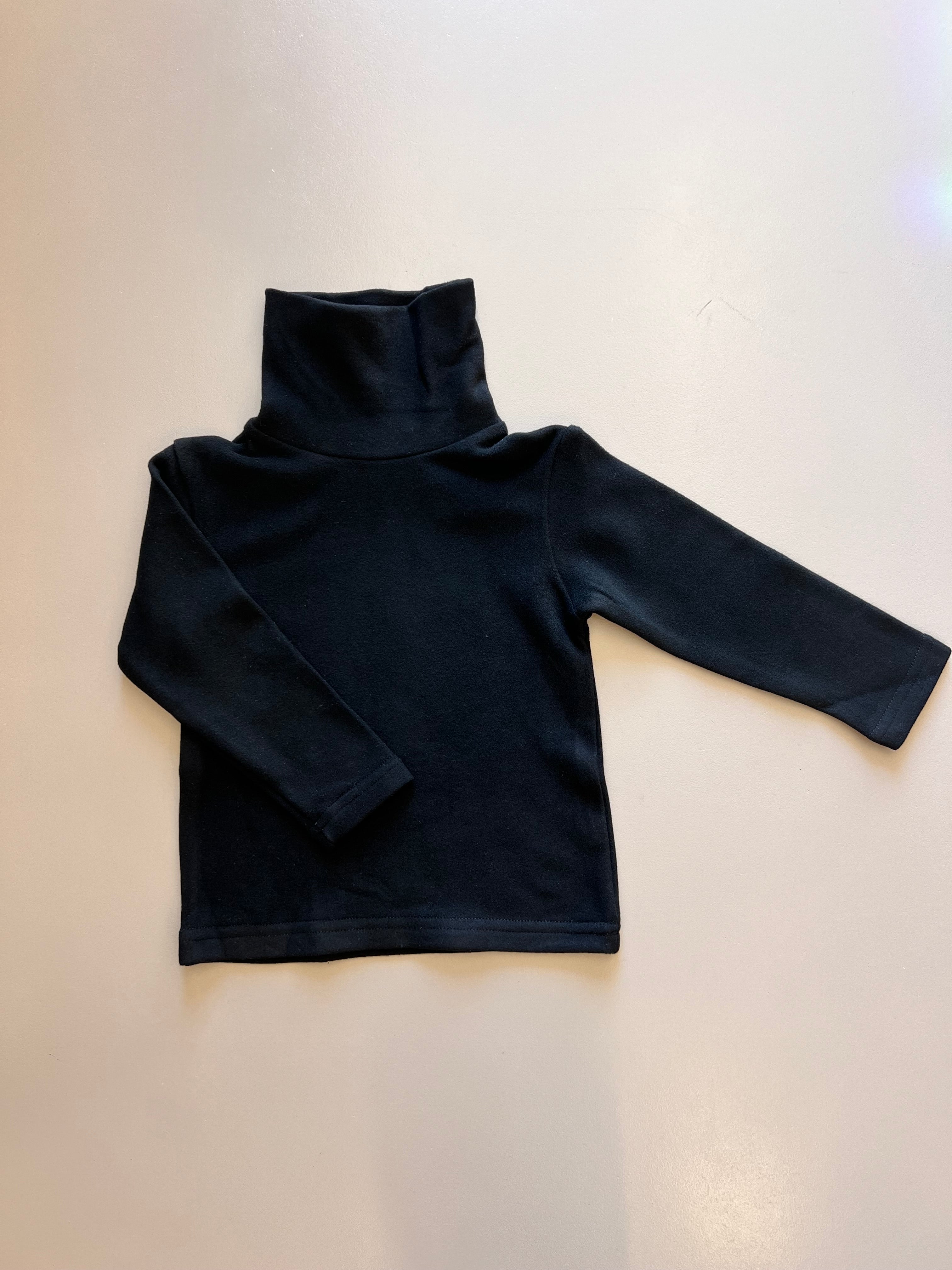 Black Turtle Neck Sweatshirt