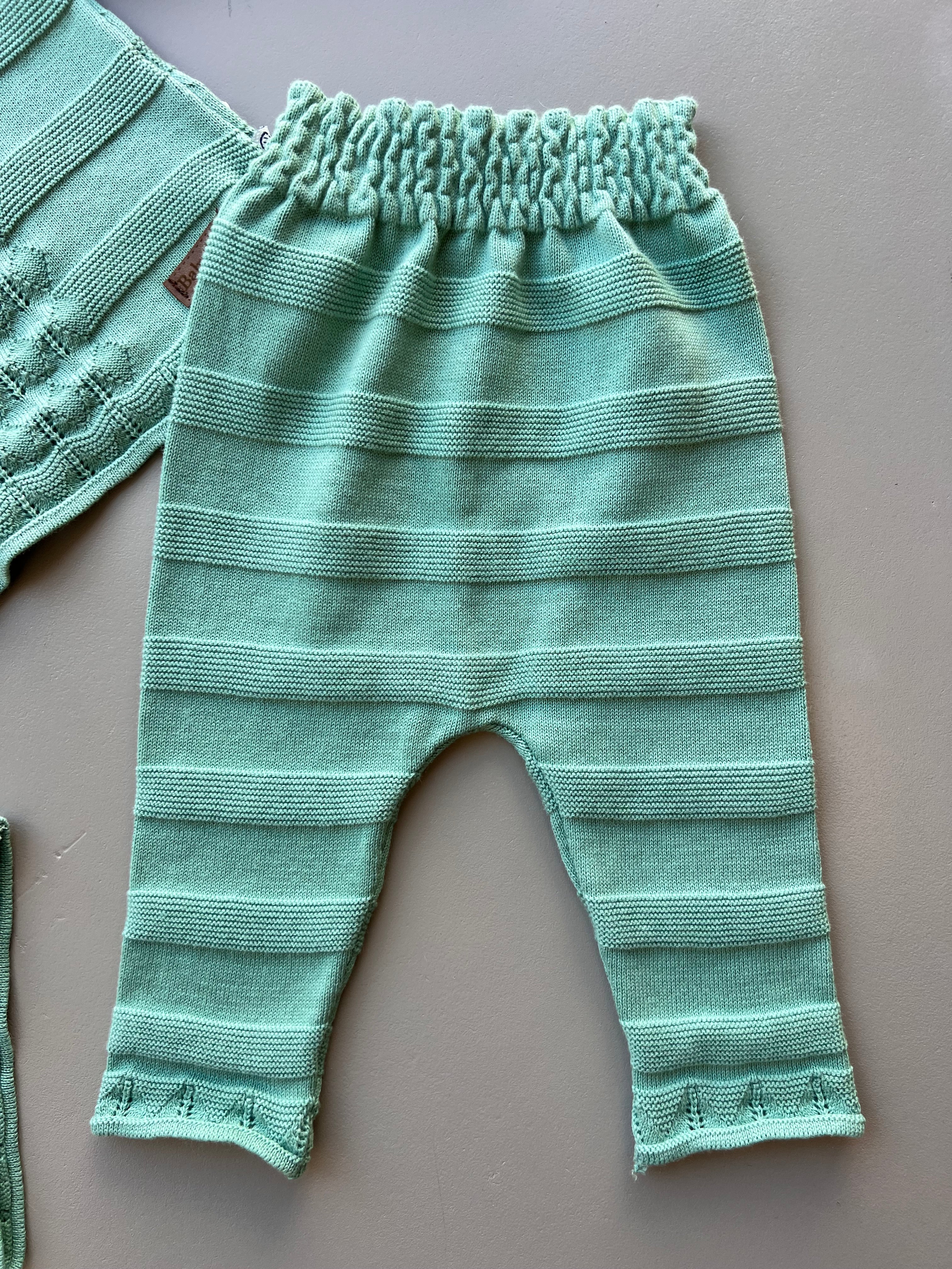 Green 100% Cotton 3 Pcs Set