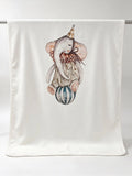 Nœud Blanc™ Organic Cotton Elephant Blanket