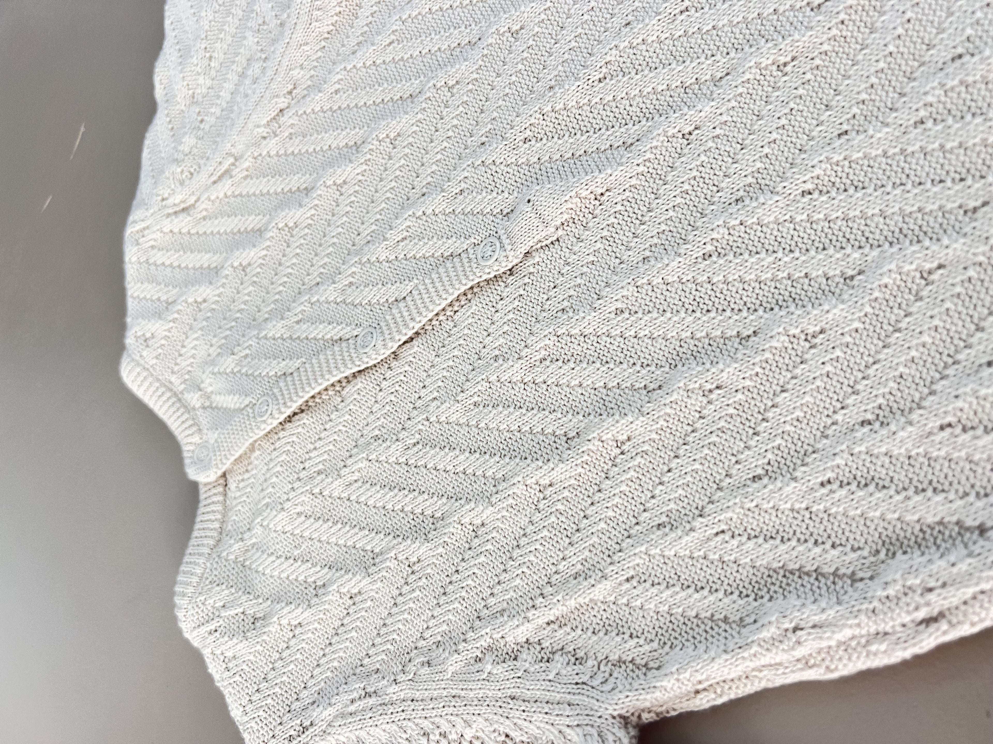 EAC Organic Cotton Knitted footed Overall