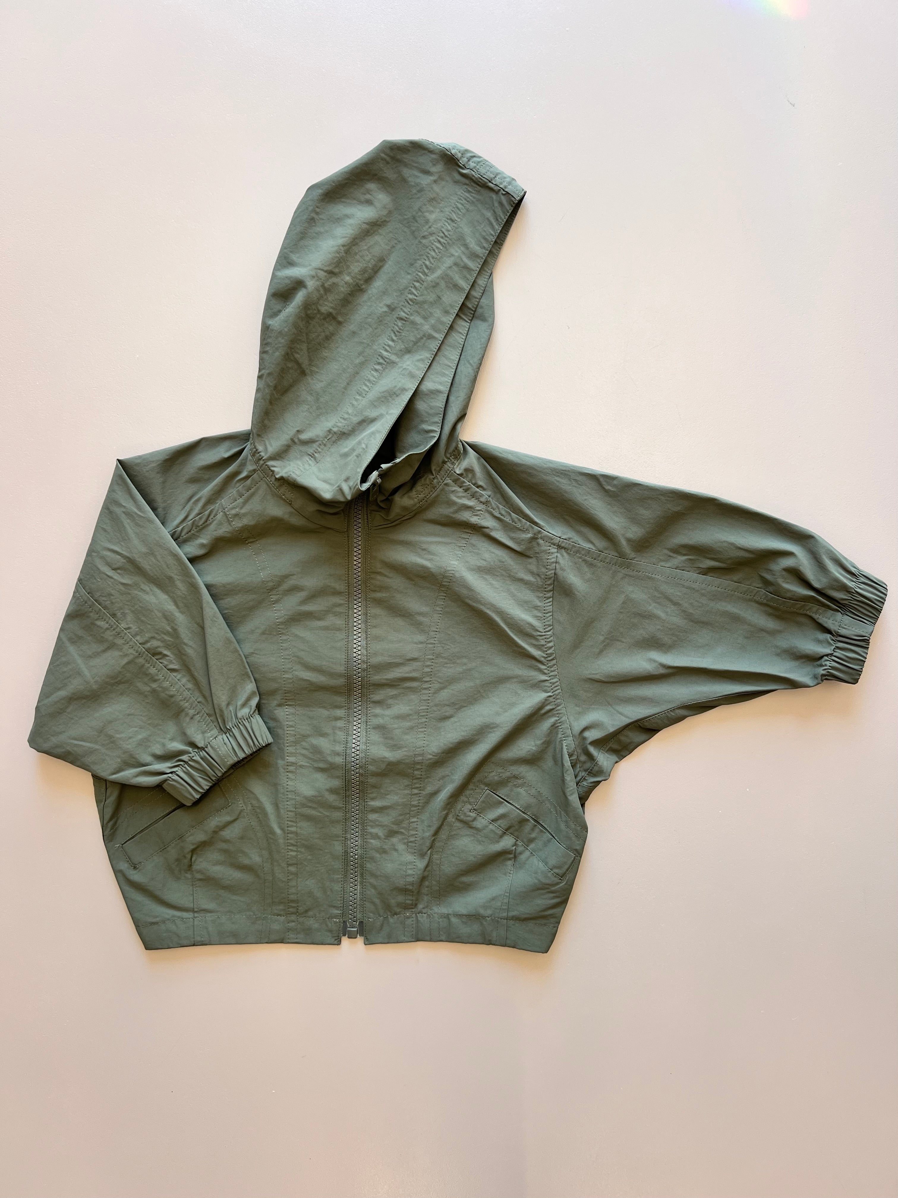 Green Rain Coat