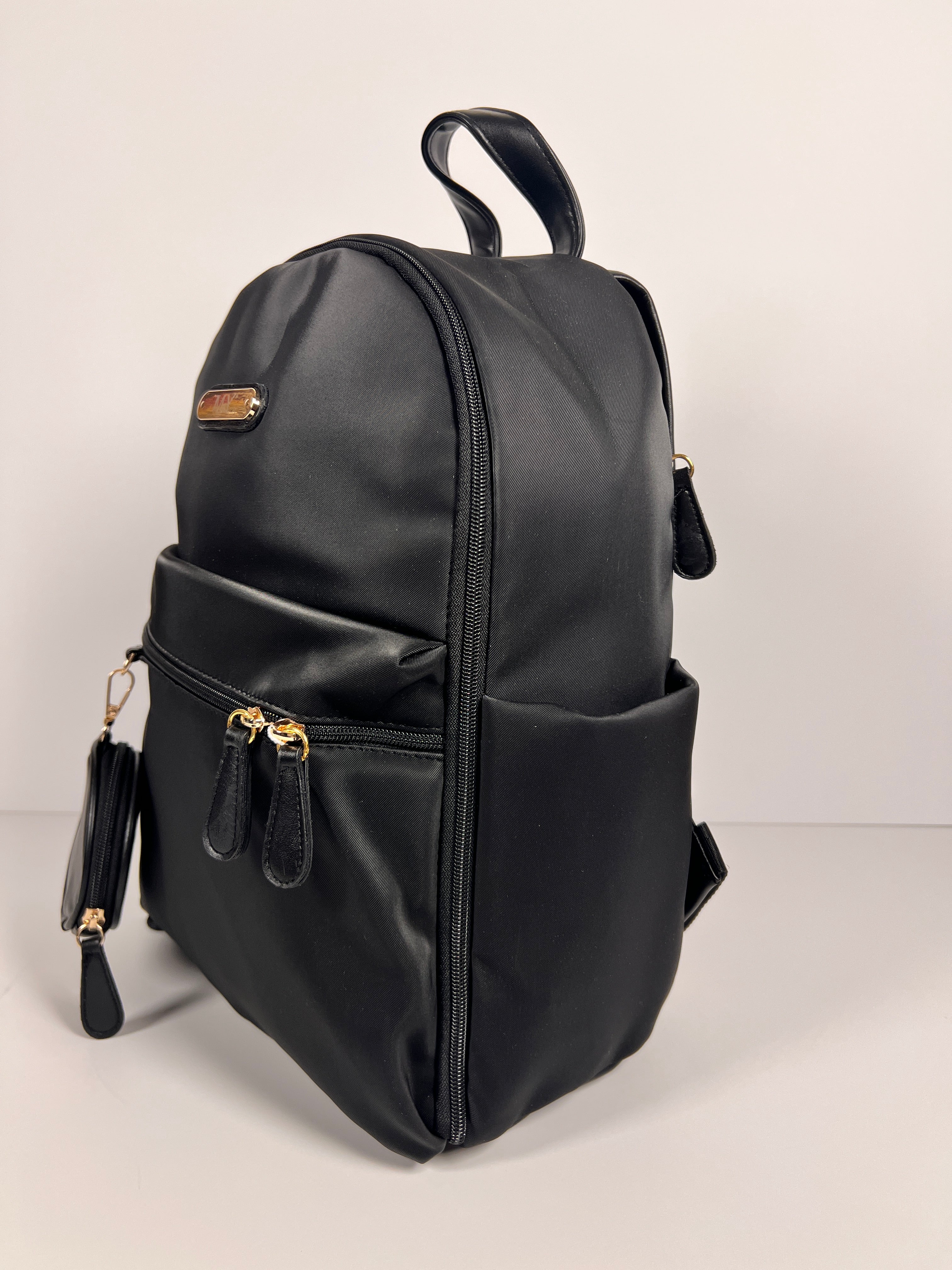 Backpack Leather Diaper Bag