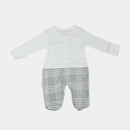 Gray/White Velvet Hospital Set - La Farandole Paris
