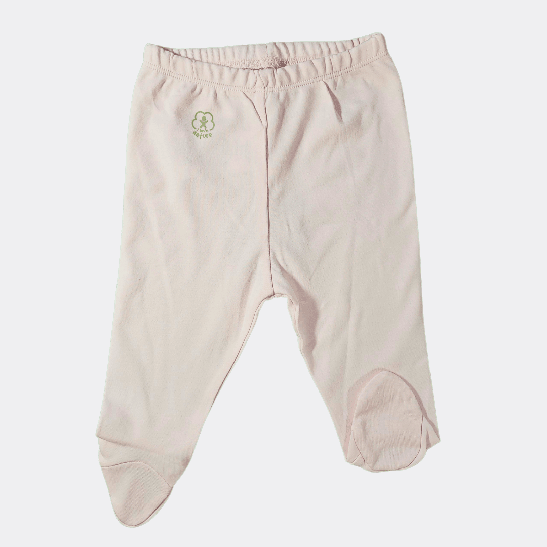 GOTS™ Certified Organic Cotton Footed Pants - La Farandole Paris