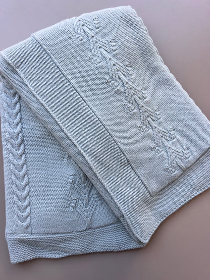Green Wool Fur Inside Blanket