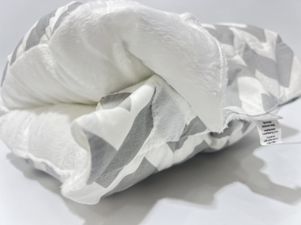 Multi-Purpose Nursing Pillow With Fur Inside