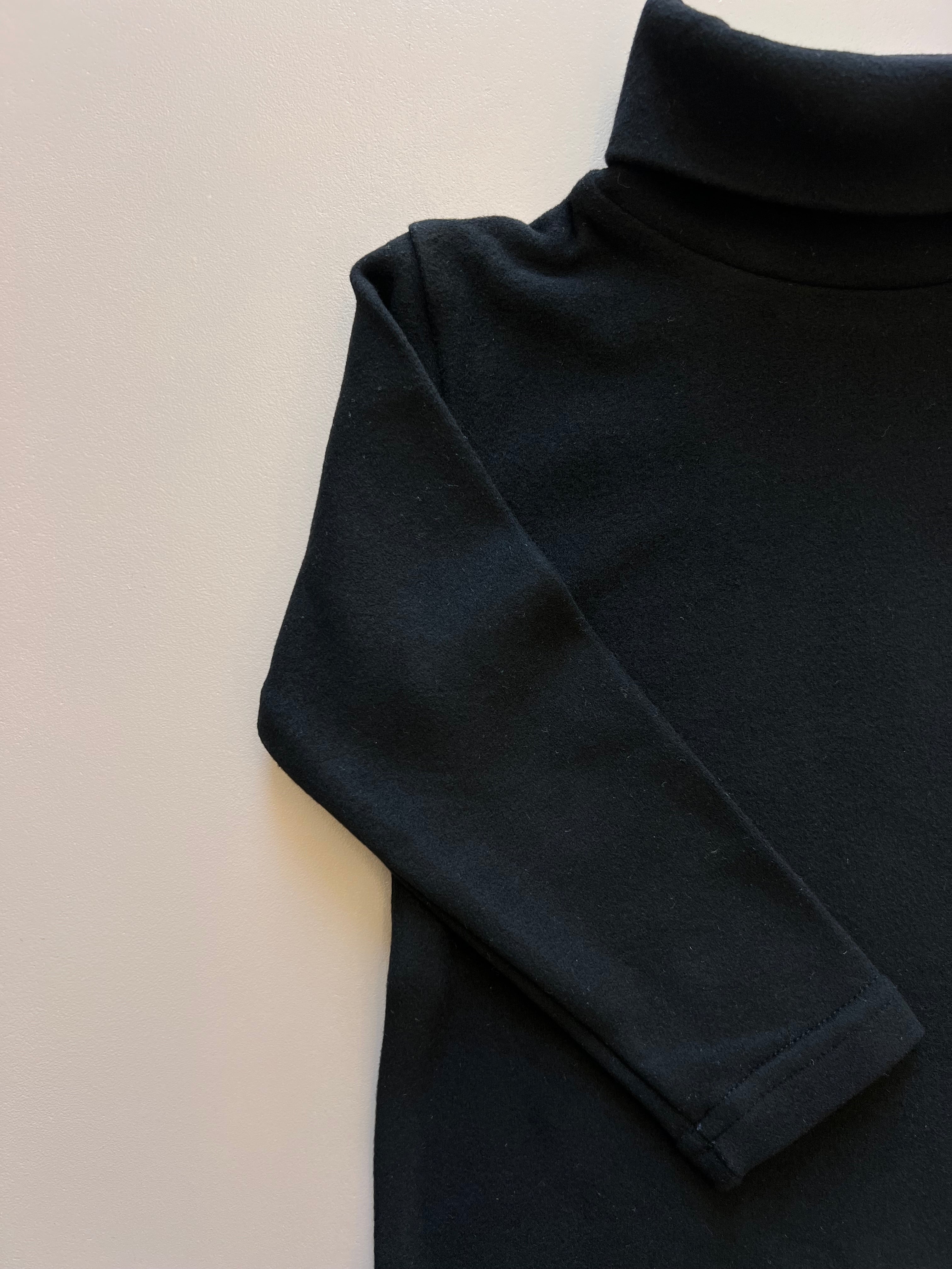 Black Turtle Neck Sweatshirt
