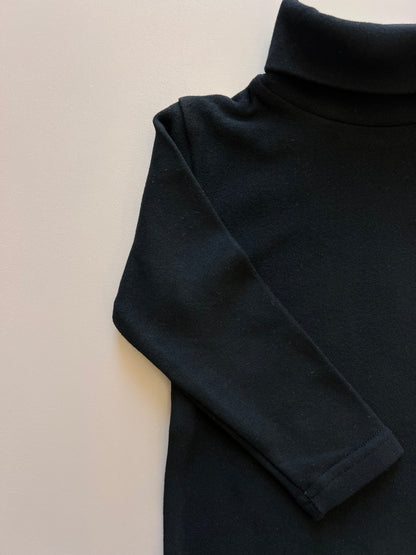 Black Turtle Neck Sweatshirt