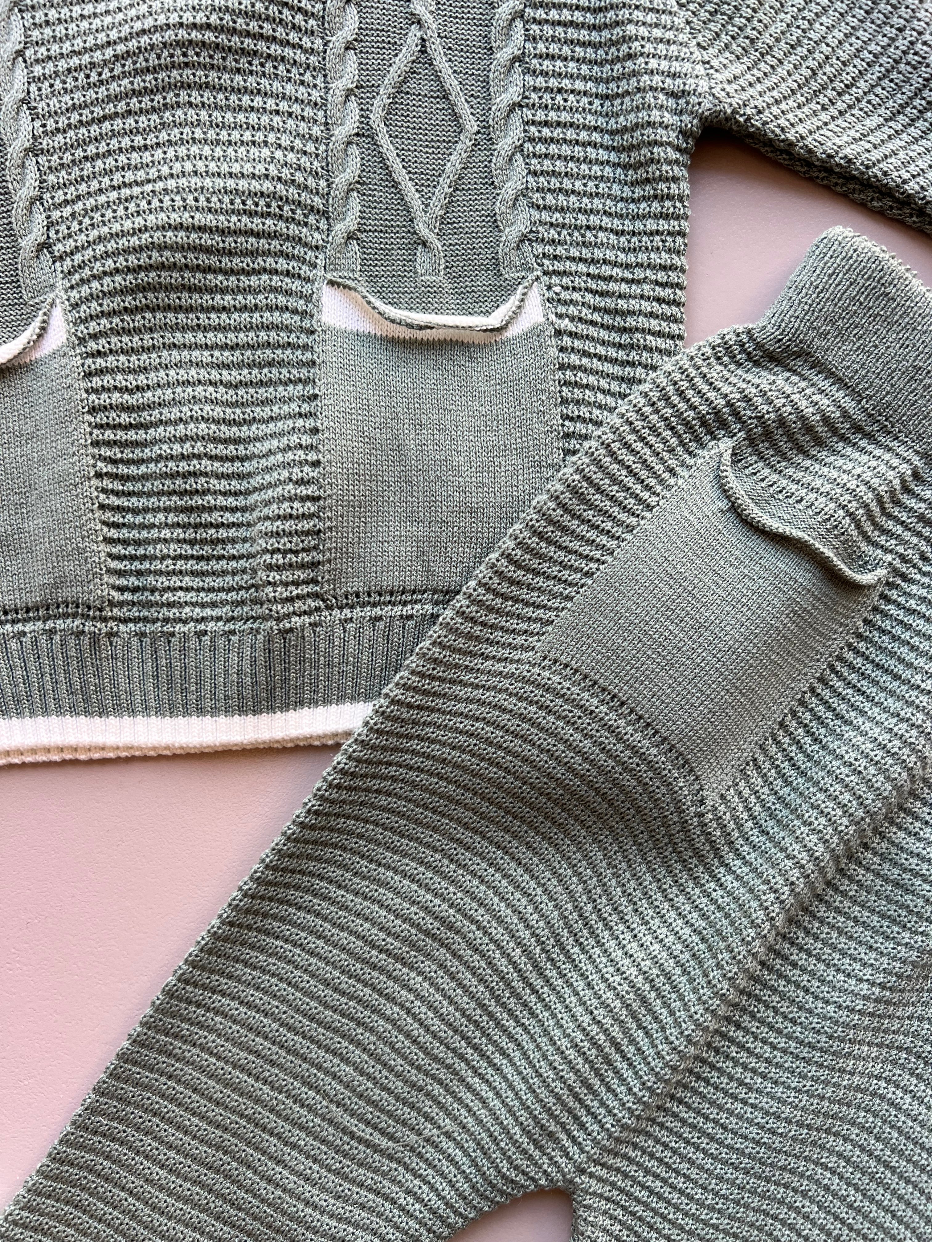 Green 100% Cotton 3 Pcs Set