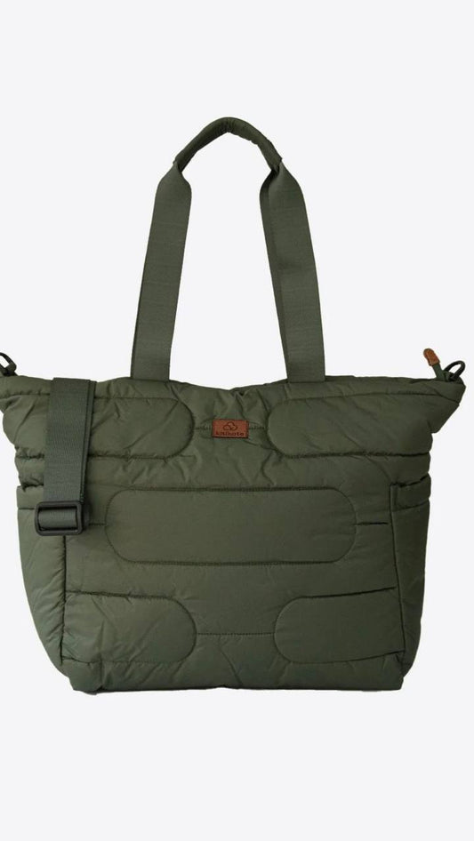 Olive Kapitone Diapers Bag