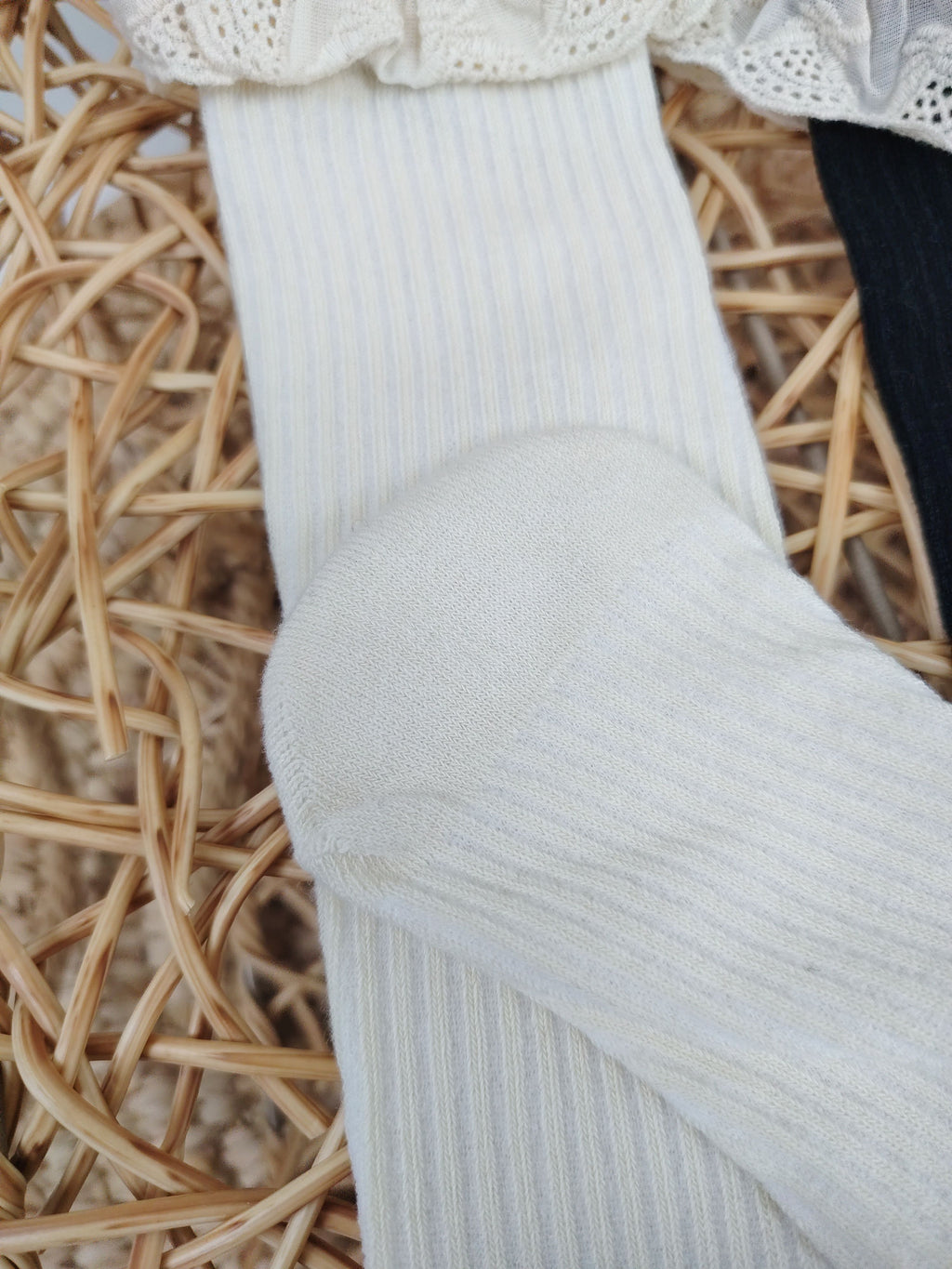 Ruffle Long Socks