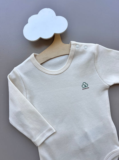 Beige GOTS™ Certified Organic Cotton Double Size Long Sleeves Body