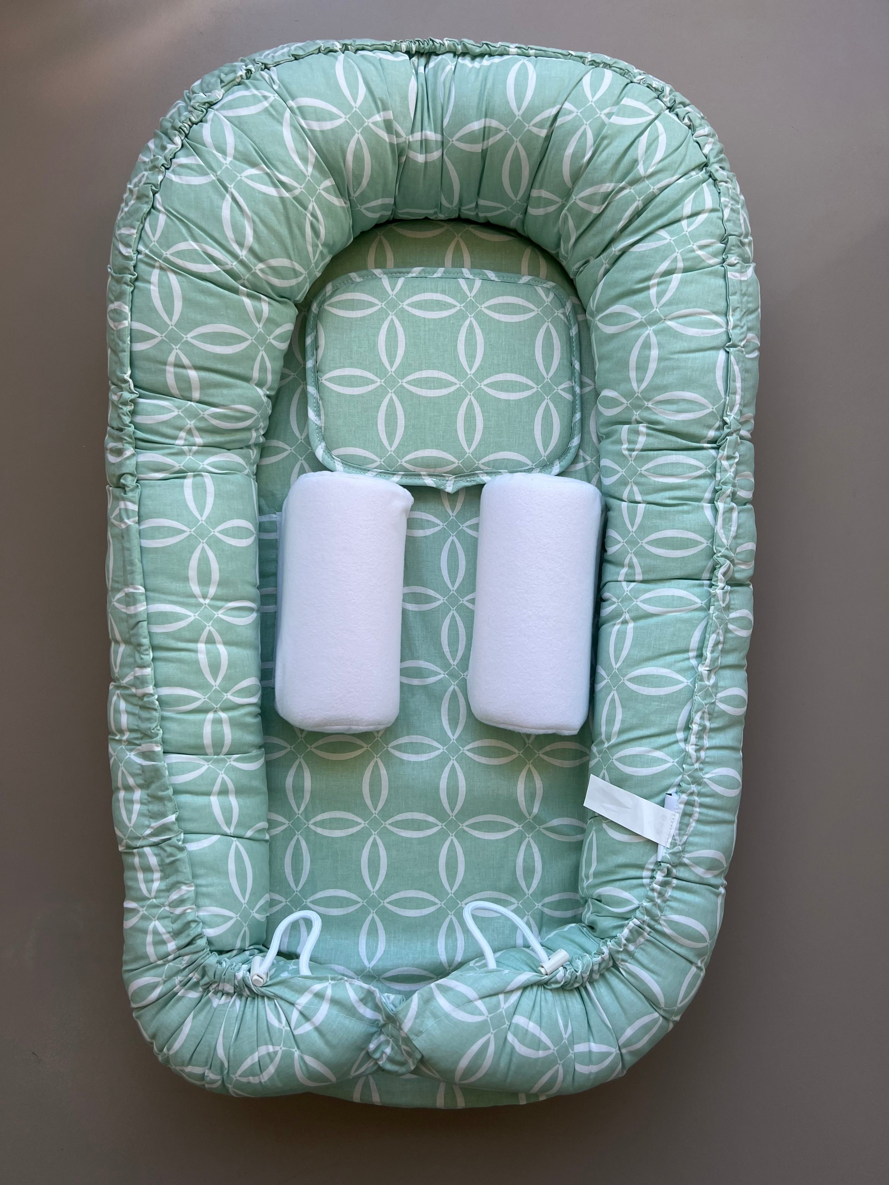 100% Cotton Baby Nest with Pillow
