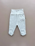 GOTS™ Certified Organic Cotton Footed Pants - La Farandole Paris