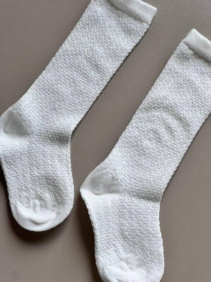 Long GOTS™ Certified Organic Cotton Socks - La Farandole Paris