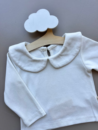 Off-White Collar Fleece Top